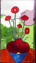 vitrail fleurs